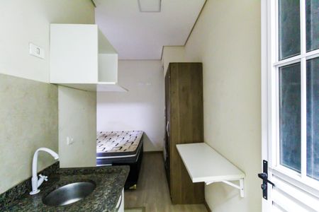 Cozinha de kitnet/studio para alugar com 1 quarto, 19m² em Mooca, São Paulo