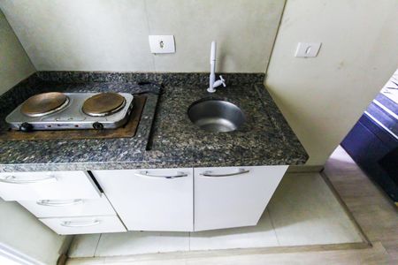 Cozinha de kitnet/studio para alugar com 1 quarto, 19m² em Mooca, São Paulo