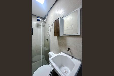 Banheiro Social de kitnet/studio para alugar com 1 quarto, 20m² em Mooca, São Paulo