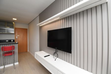 Sala de apartamento para alugar com 1 quarto, 35m² em Centro, Curitiba