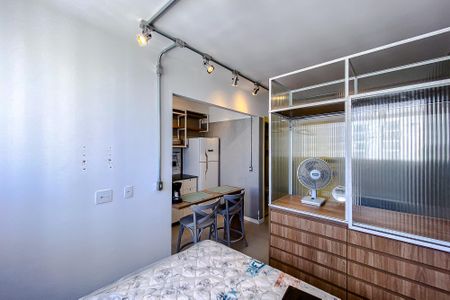 Studio para alugar com 26m², 1 quarto e sem vagaQuarto