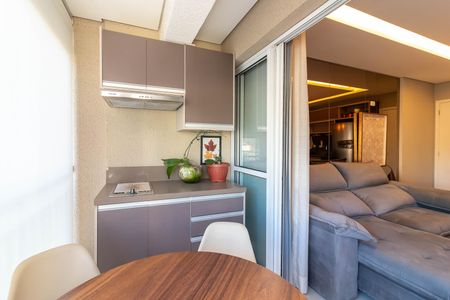 Varanda da Sala de apartamento para alugar com 1 quarto, 42m² em Santana, São Paulo