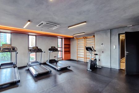 Studio para alugar com 24m², 1 quarto e 1 vaga Studio para alugar com 24m², 1 quarto e 1 vagaÁrea comum - Academia