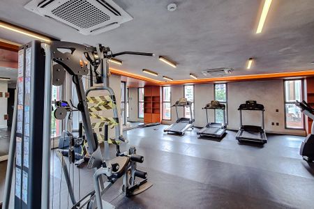 Studio para alugar com 24m², 1 quarto e 1 vaga Studio para alugar com 24m², 1 quarto e 1 vagaÁrea comum - Academia