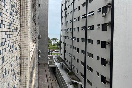 Vista da Sala de apartamento para alugar com 1 quarto, 60m² em Aparecida, Santos
