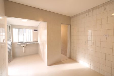 Sala e Cozinha de casa para alugar com 1 quarto, 39m² em Olímpico, São Caetano do Sul