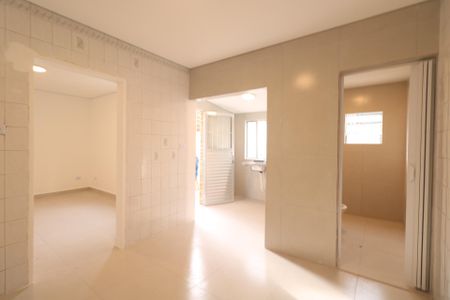 Sala e Cozinha de casa para alugar com 1 quarto, 39m² em Olímpico, São Caetano do Sul
