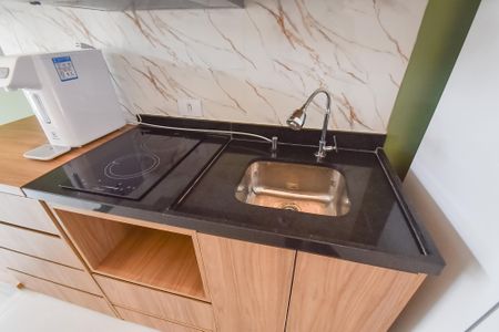 Studio à venda com 27m², 1 quarto e sem vagaCozinha