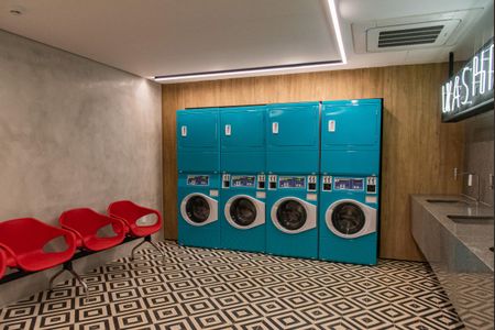 Studio à venda com 27m², 1 quarto e sem vagaLavanderia