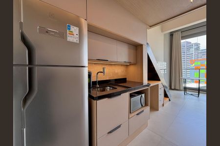 Studio à venda com 28m², 1 quarto e sem vaga Studio à venda com 28m², 1 quarto e sem vagaCozinha