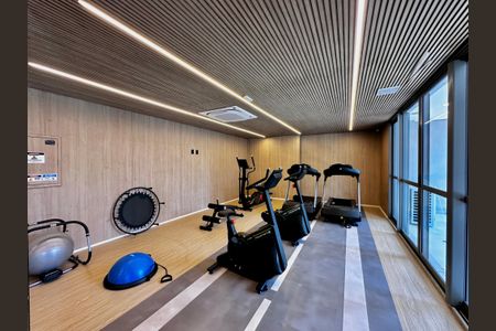 Studio à venda com 28m², 1 quarto e sem vaga Studio à venda com 28m², 1 quarto e sem vagaAcademia