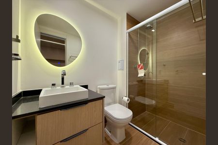 Studio à venda com 28m², 1 quarto e sem vaga Studio à venda com 28m², 1 quarto e sem vagaBanheiro