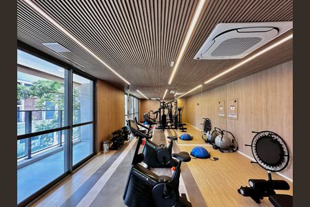 Studio à venda com 28m², 1 quarto e sem vaga Studio à venda com 28m², 1 quarto e sem vagaAcademia