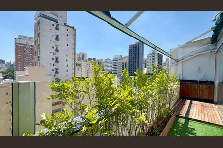 Varanda da Sala de apartamento para alugar com 2 quartos, 117m² em Cerqueira César, São Paulo