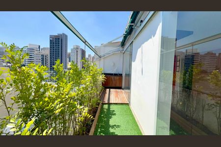 Varanda da Sala de apartamento para alugar com 2 quartos, 117m² em Cerqueira César, São Paulo