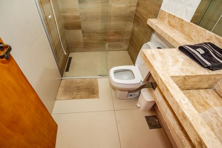 Casa para alugar com 140m², 3 quartos e 2 vagasBanheiro da Suíte