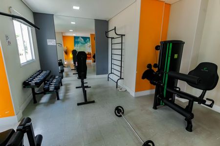 Apartamento à venda com 40m², 2 quartos e 1 vaga Apartamento à venda com 40m², 2 quartos e 1 vagaÁrea comum - Academia
