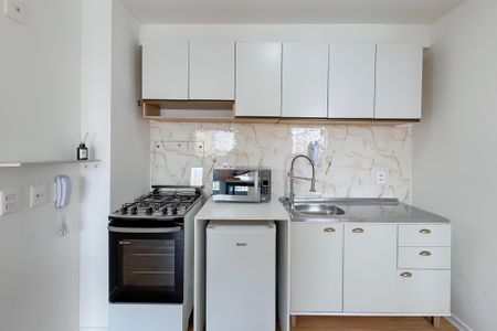 Studio à venda com 28m², 1 quarto e sem vagaCozinha