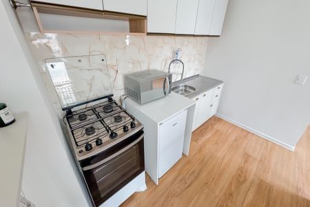 Studio à venda com 28m², 1 quarto e sem vagaCozinha