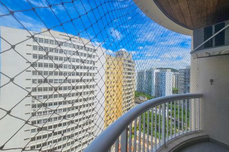 Varanda de apartamento para alugar com 1 quarto, 63m² em Morro do Maluf, Guarujá