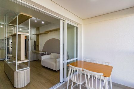 Studio à venda com 42m², 1 quarto e 1 vagaVaranda do Quarto
