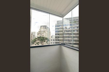 Varanda do Quarto Suite de apartamento para alugar com 1 quarto, 27m² em Bigorrilho, Curitiba