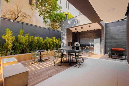 Studio à venda com 29m², 1 quarto e sem vagaChurrasqueira