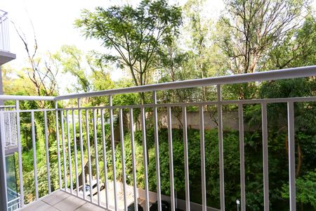 Apartamento para alugar com 48m², 2 quartos e 1 vagaVista da sacada da Sala