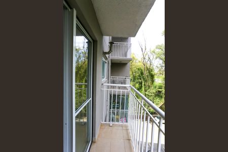 sacada da Sala de apartamento para alugar com 2 quartos, 48m² em Vila Andrade, São Paulo