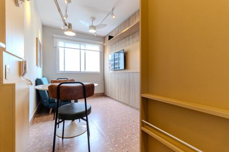 Sala de apartamento à venda com 1 quarto, 25m² em Vila Buarque, São Paulo