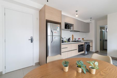 Sala de Jantar de apartamento à venda com 1 quarto, 40m² em Indianópolis, São Paulo