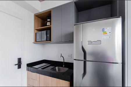 Cozinha de kitnet/studio à venda com 1 quarto, 18m² em Vila Mariana, São Paulo