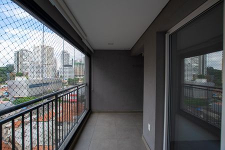 Varanda da sala de apartamento à venda com 2 quartos, 62m² em Butantã, São Paulo