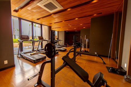 Apartamento para alugar com 115m², 2 quartos e 2 vagas Apartamento para alugar com 115m², 2 quartos e 2 vagasÁrea comum - Academia