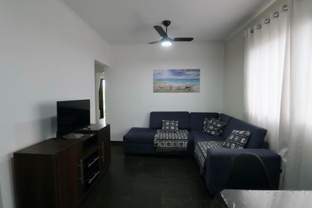 Sala de apartamento para alugar com 2 quartos, 80m² em Enseada, Guarujá