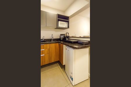 Cozinha de kitnet/studio para alugar com 1 quarto, 30m² em Centro Histórico, Porto Alegre