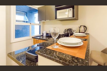 Studio para alugar com 30m², 1 quarto e sem vaga Studio para alugar com 30m², 1 quarto e sem vagaCozinha