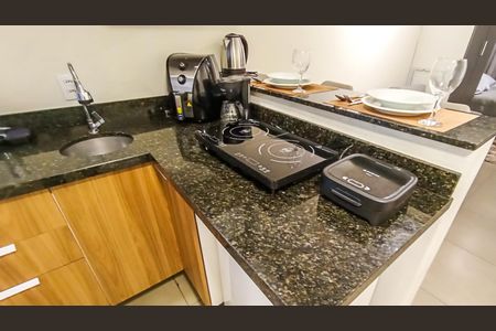 Studio para alugar com 30m², 1 quarto e sem vaga Studio para alugar com 30m², 1 quarto e sem vagaCozinha