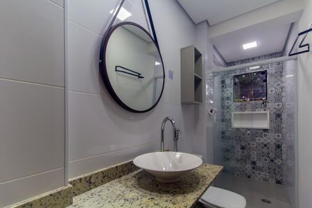 Casa de condomínio para alugar com 46m², 2 quartos e 1 vagaBanheiro Social