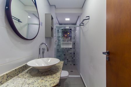 Casa de condomínio para alugar com 46m², 2 quartos e 1 vagaBanheiro Social