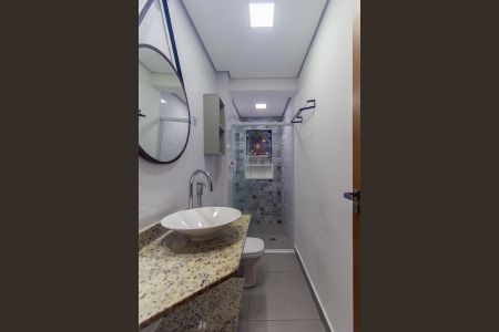 Casa de condomínio para alugar com 46m², 2 quartos e 1 vagaBanheiro Social