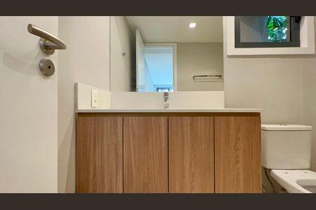 Studio para alugar com 43m², 1 quarto e sem vagaBanheiro da Suíte