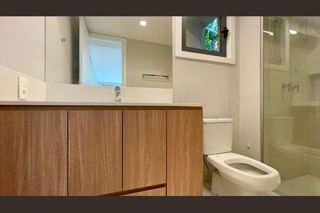 Studio para alugar com 43m², 1 quarto e sem vagaBanheiro da Suíte