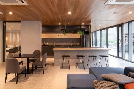 Studio para alugar com 21m², 1 quarto e sem vagaSalão de Festas