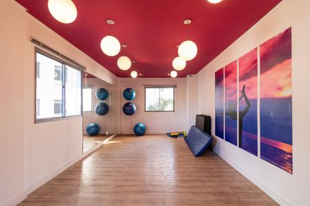 Apartamento para alugar com 29m², 1 quarto e sem vaga Apartamento para alugar com 29m², 1 quarto e sem vagaÁrea comum - Academia