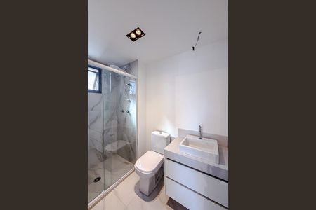 Studio para alugar com 36m², 1 quarto e sem vaga Studio para alugar com 36m², 1 quarto e sem vagaBanheiro