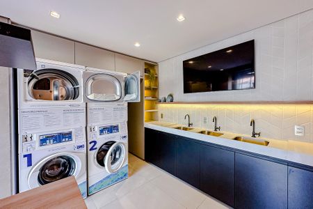 Studio para alugar com 36m², 1 quarto e sem vagaLavanderia