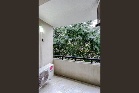 Varanda da Sala de apartamento para alugar com 2 quartos, 63m² em Vila Regente Feijó, São Paulo