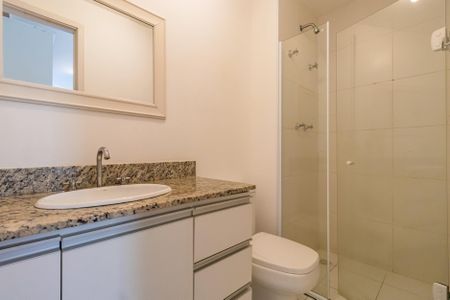 Banheiro da Suíte de apartamento para alugar com 1 quarto, 49m² em Melville Empresarial Ii, Barueri