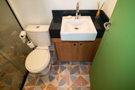 Apartamento para alugar com 26m², 1 quarto e sem vaga Apartamento para alugar com 26m², 1 quarto e sem vagaBanheiro social